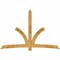 Ekena Millwork Davenport Rough Sawn Timber Gable Bracket, Western Red Cedar, 108"W x 72"H x 6"D x 6"F, 16/12 Pitch GBW108X72X0606DAV00RWR - alternate 1